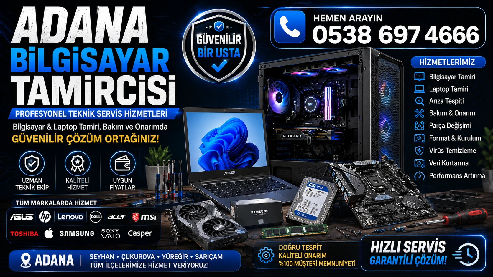 Adana Bilgisayar Tamircisi