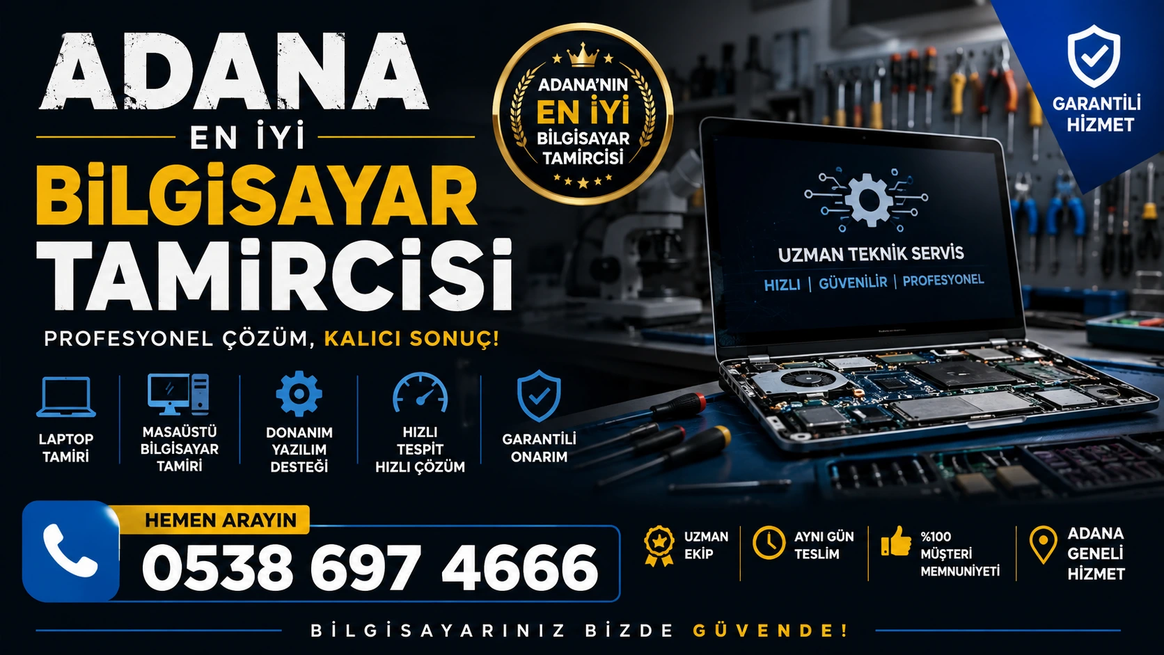 Adana en iyi bilgisayar tamircisi