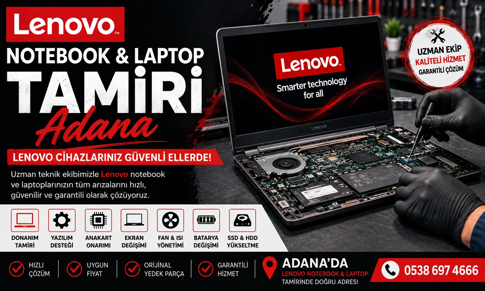 Lenovo Laptop Notebook Tamiri Adana