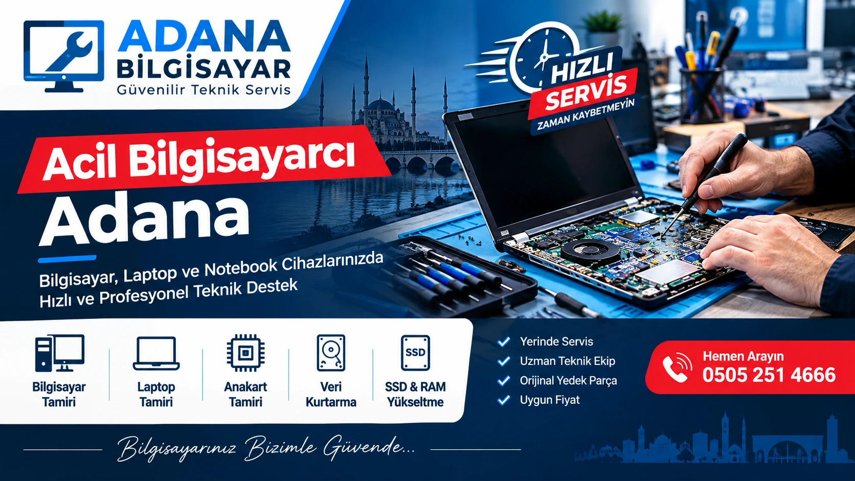 Acil Bilgisayarcı Adana