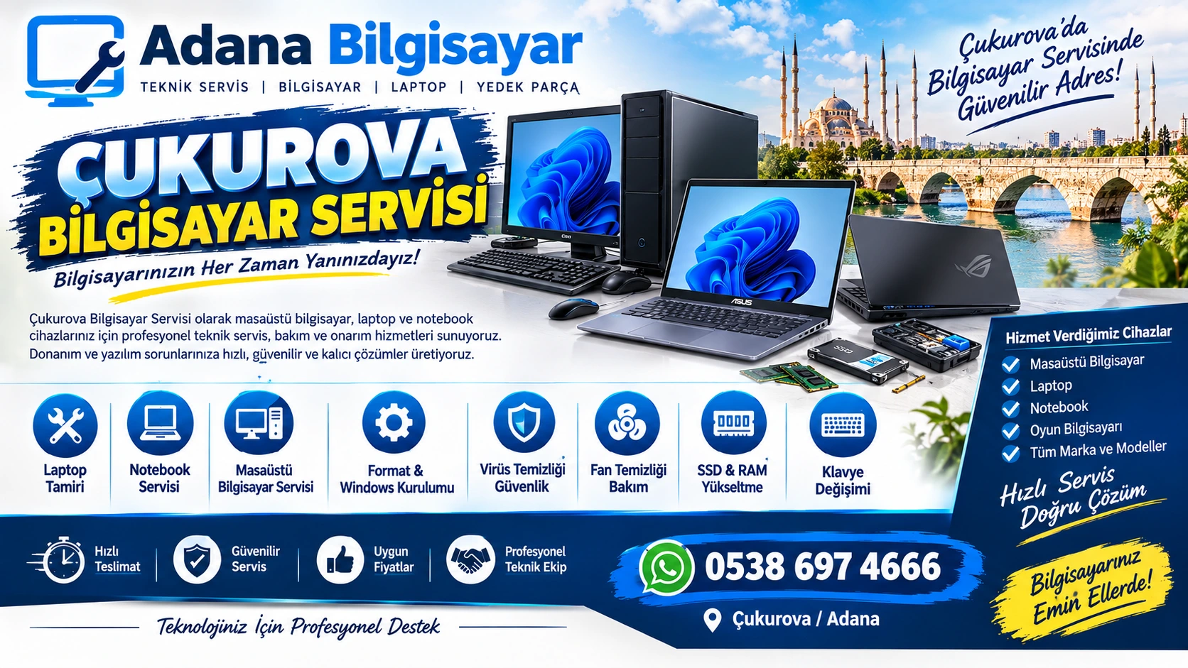 Çukurova Bilgisayar Servisi