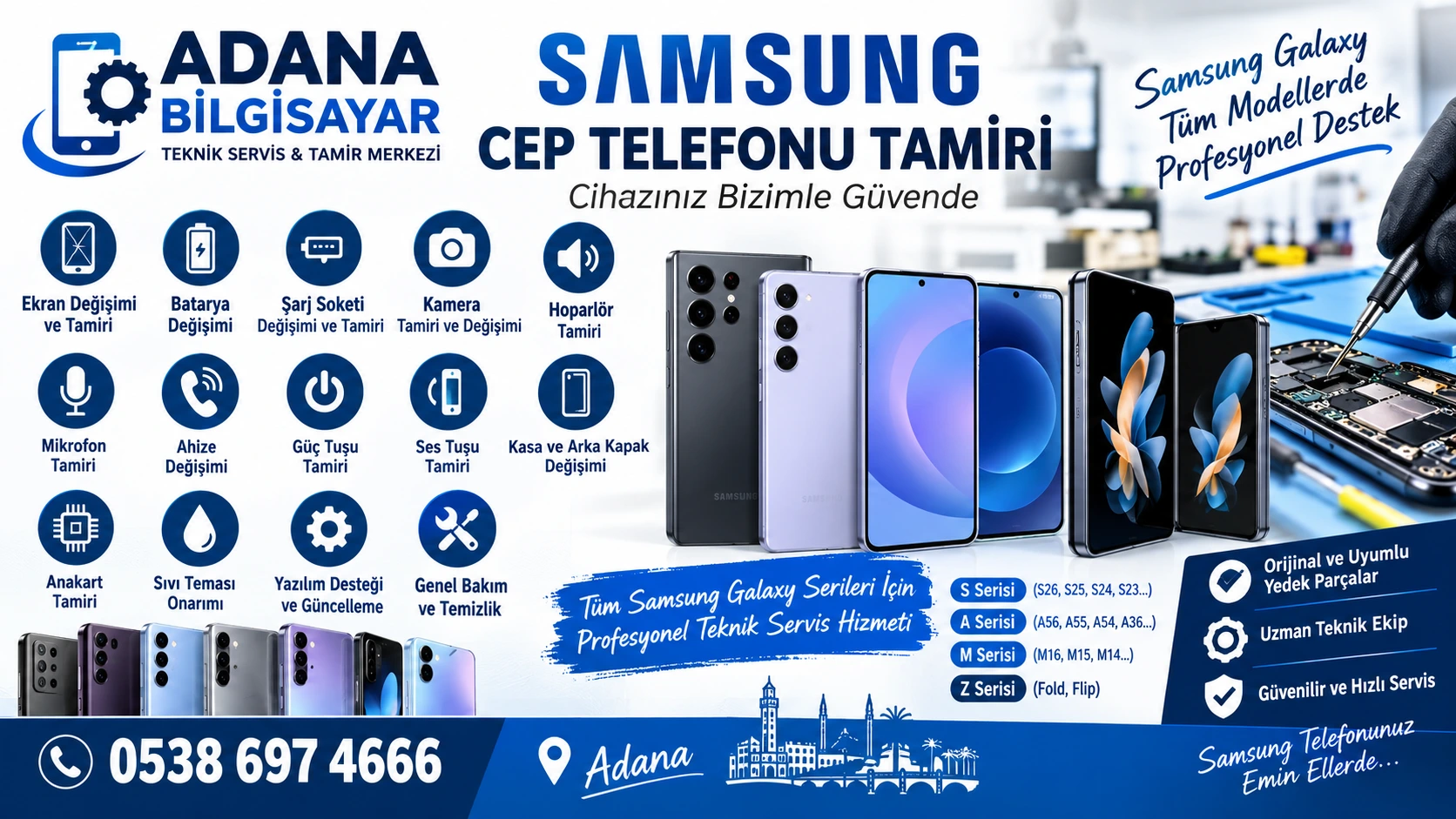 Samsung Cep Telefonu Tamiri Adana