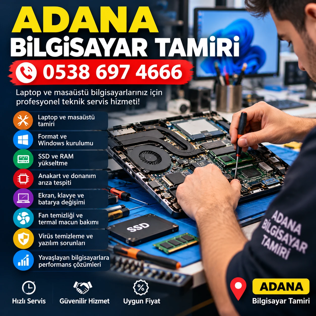 Adana Bilgisayar Tamiri